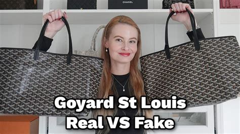 how to tell if a goyard is fake|authentic goyard st louis tote.